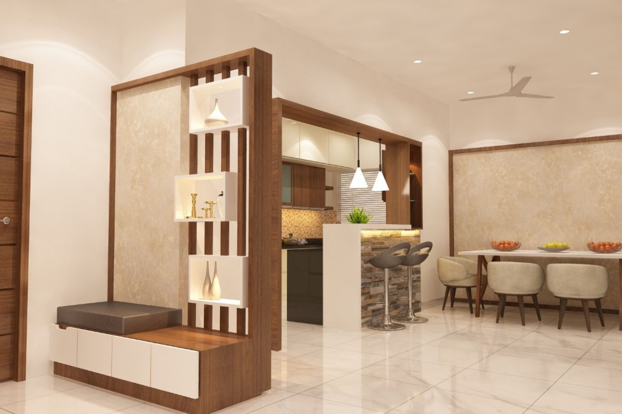Brigade pinnacle apartment 606 Living 1